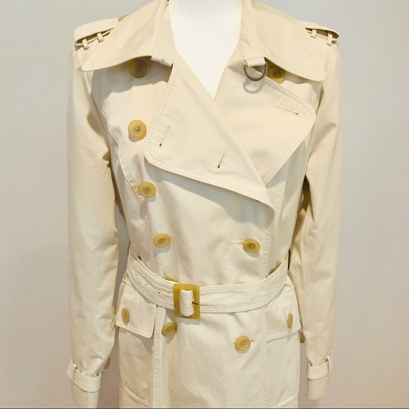 ❌ Sold ❌ Banana Republic Beige Trench Coat - Picture 3 of 8